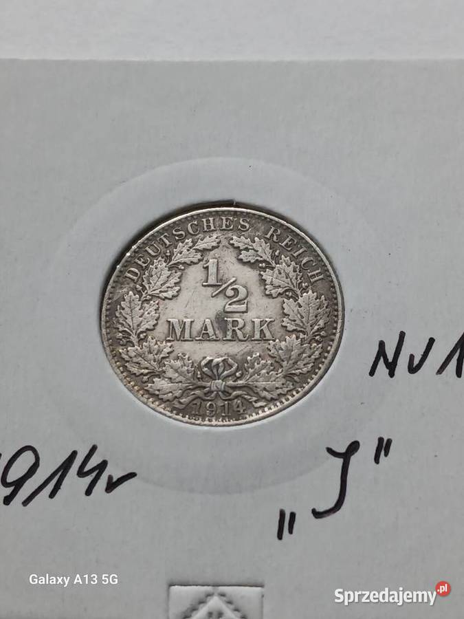 12 Marki Prusy 1914 r 1 mennica J Konin