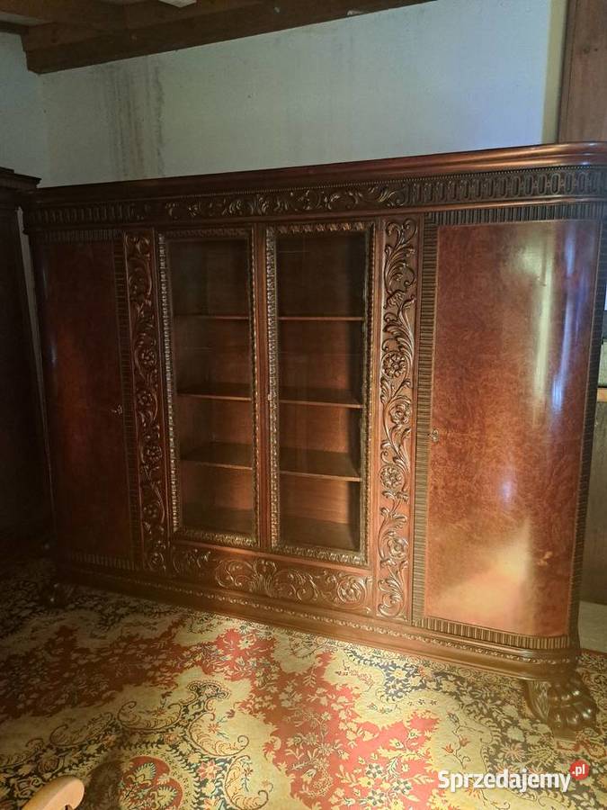 Dostojna biblioteka na lwich łapach lata 20te ub zachodniopomorskie Myślibórz sprzedam