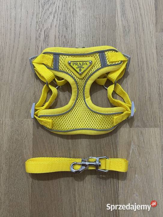 Nowe szelki bezuciskowe i smycz psa Prada Warszawa sprzedam
