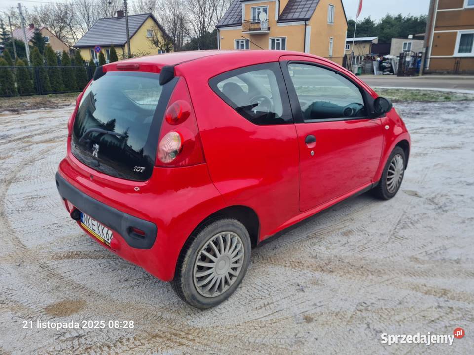PEUGEOT 107 ładny długie opłaty 2007r Grajewo