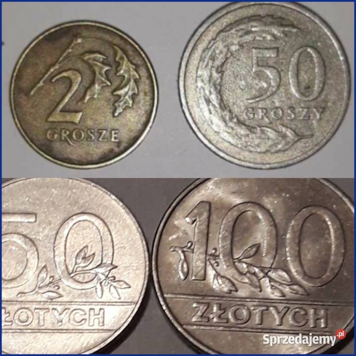 Zestaw monet z 1990 roku