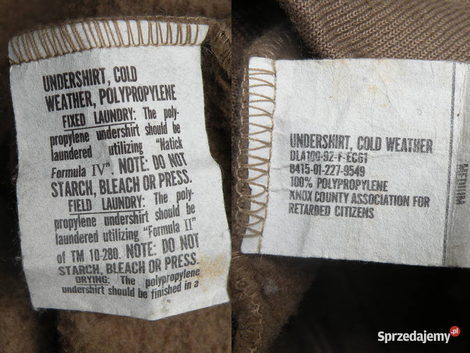 Ocieplaczbielizna us army coyote Medium 92r Wrocław