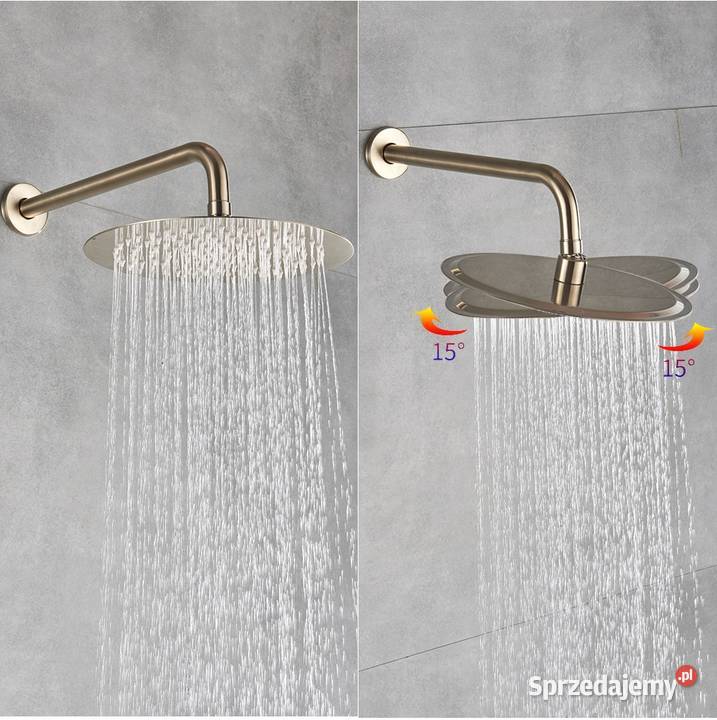 Prysznic Shawa 1 owalny 25 10inch złoty Natryski Katowice sprzedam