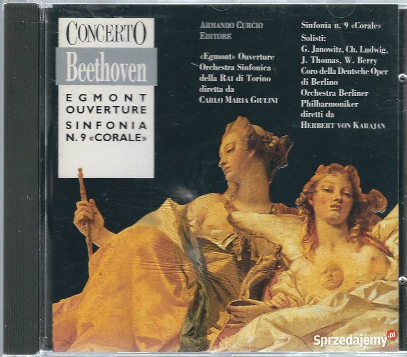 CD Beethoven Concerto Sinfonia N 9 1989 Płyty i kasety mazowieckie Brwinów