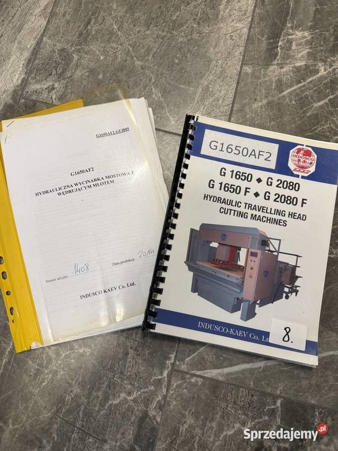 Kaev G1650 AF2 CE Automatyczna wycinarka prasa