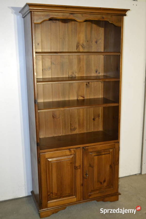 regał biblioteka sosnowa rustykalna sprzedam
