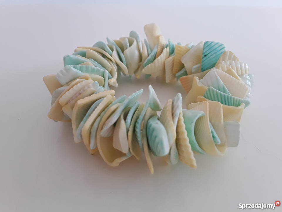 Bransoletka z muszelek na szczupłą rękę Warszawa