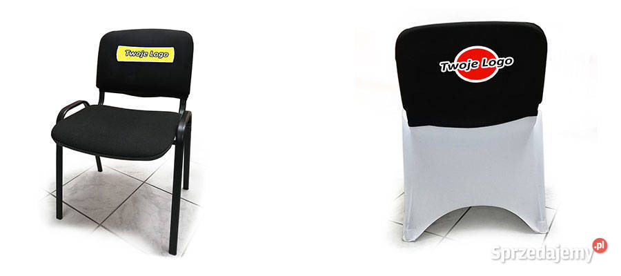 Pokrowce reklamowe na oparcia Fotela Warszawa