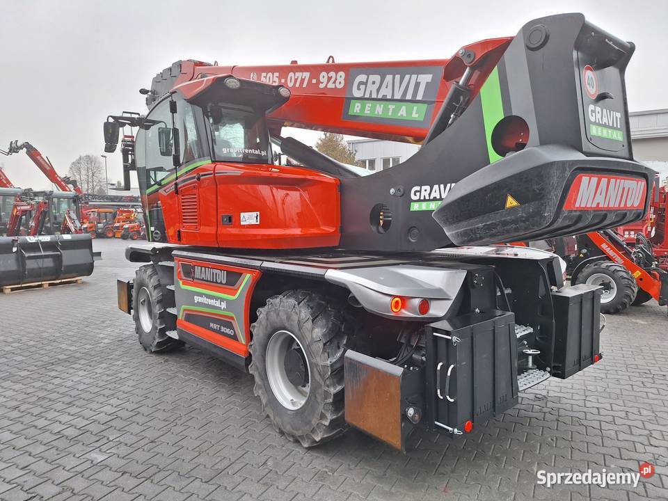 Ładowarka teleskopowa obrotowa Manitou MRT 3060 Dźwigi, podnośniki Lublin