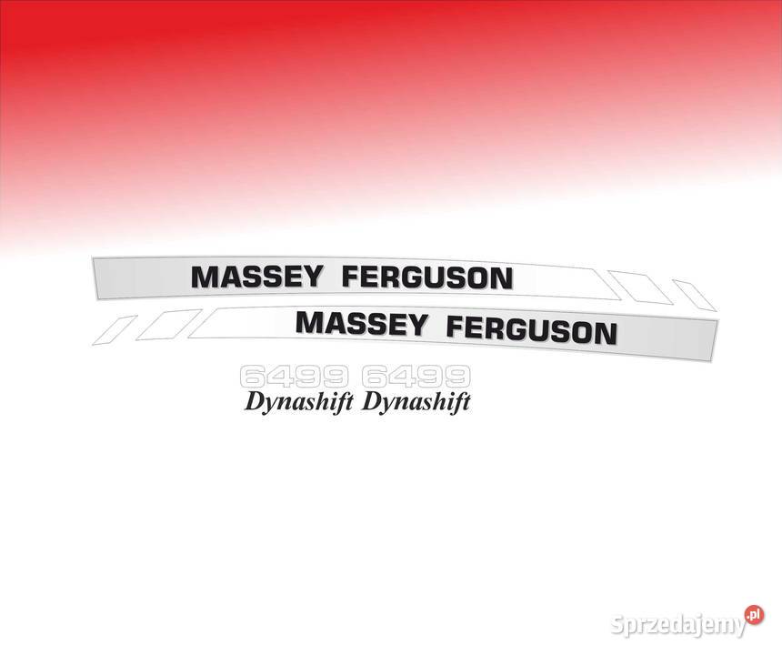 Naklejki na massey ferguson 6499 Mocno i odporne wielkopolskie Pleszew