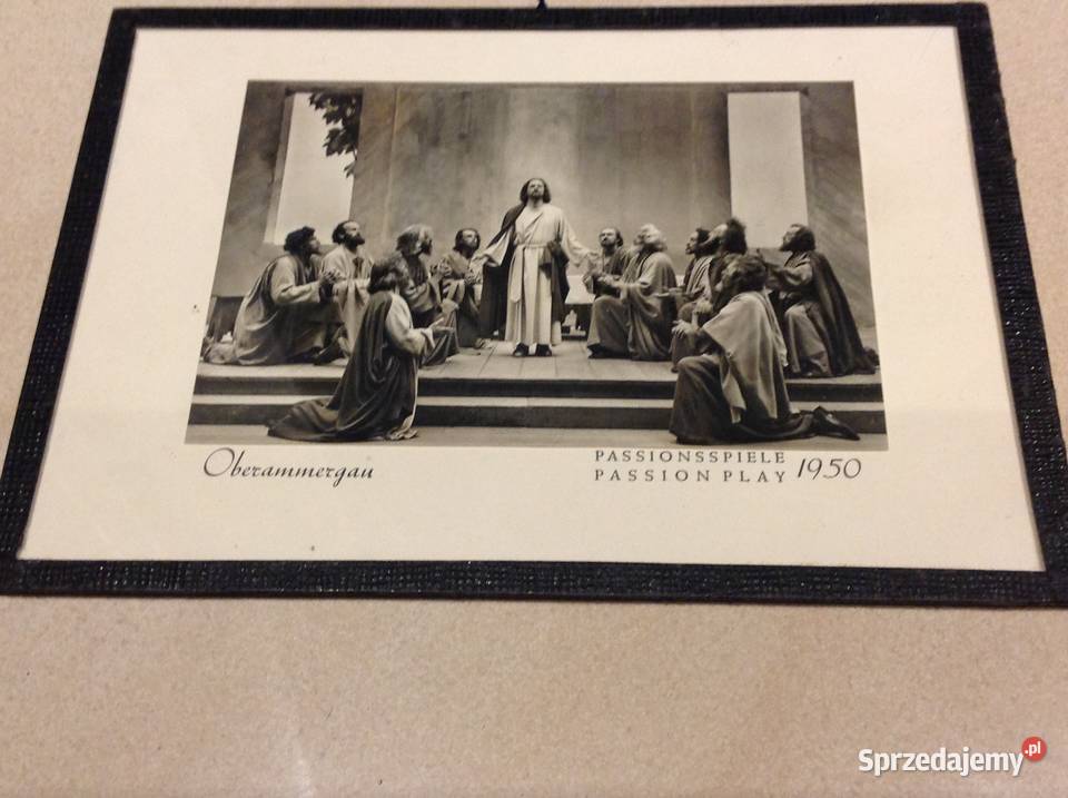 Obrazek Religijny Fotografia F BRUCKMANN STARY sprzedam