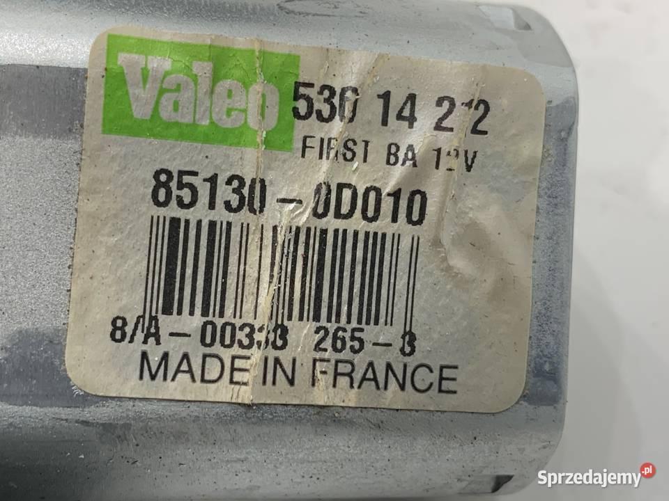 SILNIK WYCIERACZEK TYŁ TOYOTA YARIS I 851300D010