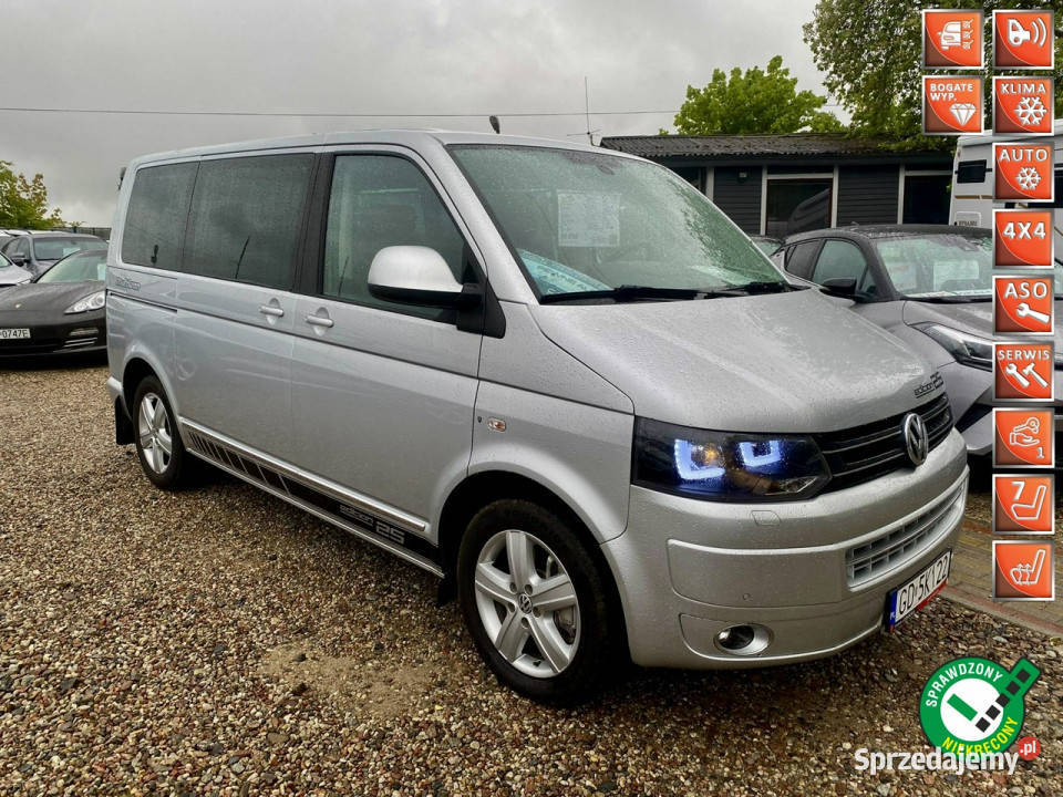 Volkswagen Multivan 20tdi 4Motion dsg full full czujnik zmierzchu Gdańsk