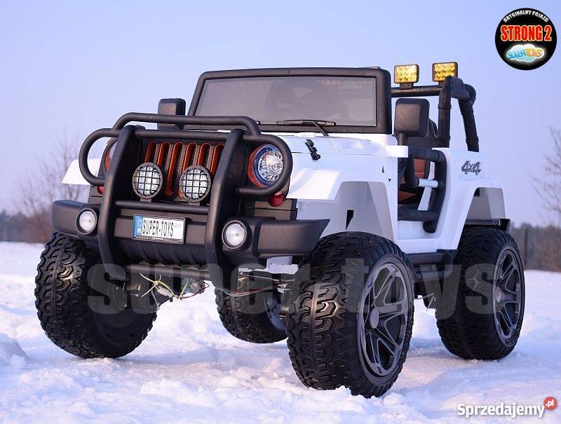 MEGA JEEP 4X42X12V Z REDUKTOREM NAPĘDU EXCLUSIVE Pojazdy elektryczne i spalinowe Toruń