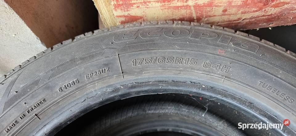 Opony Bridgestone Ecopia 17565R15 lato Łowkowice sprzedam