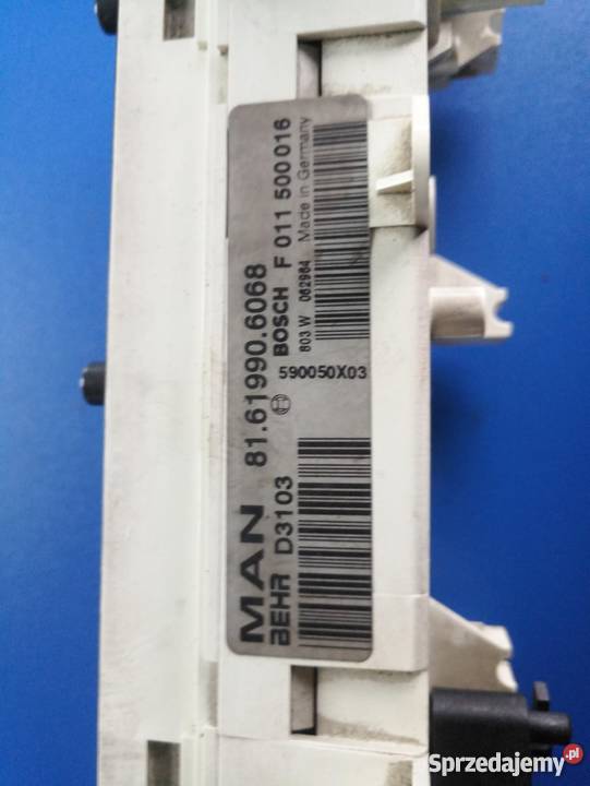 PANEL STEROWNIK KLIMATYZACJI MAN 81619906068 24V opolskie Rzędowice
