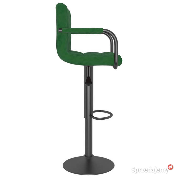 Hoker ciemnozielony obity aksamitem WM334651 mazowieckie