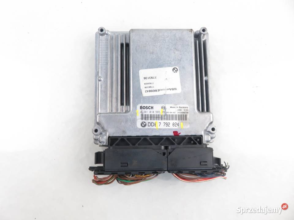 STEROWNIK BMW 3 E46 320 d 7792024 0281010565 Układ elektryczny, zapłon