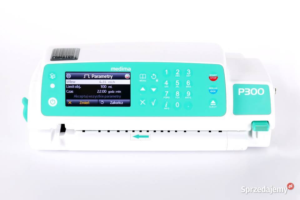 Pompa infuzyjna objętościowa MEDIMA P300 Sprzęt medyczny Leszno