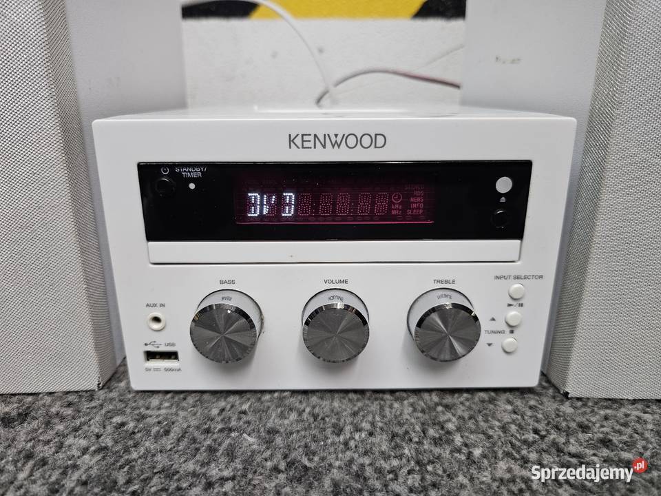 Wieża Kenwood M616 USB CD iPod biała Kraków