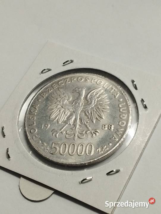 Sprzedam kopię monety w holderze Polska 50 000 Bydgoszcz