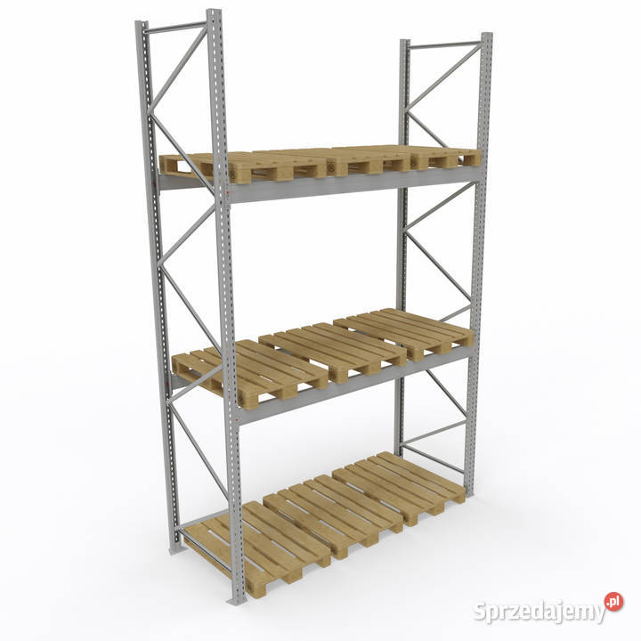 Regał paletowy wolnostojący H450 G110 L270 Warka