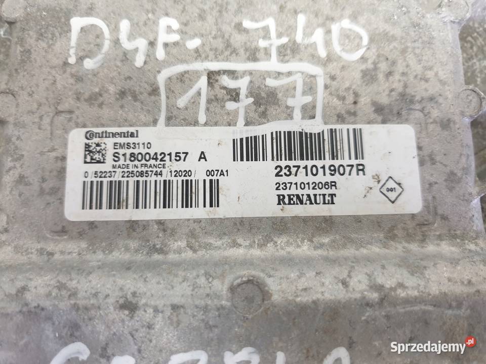 Renault Clio III 12 16V STEROWNIK SILNIKA osobowe Rudka