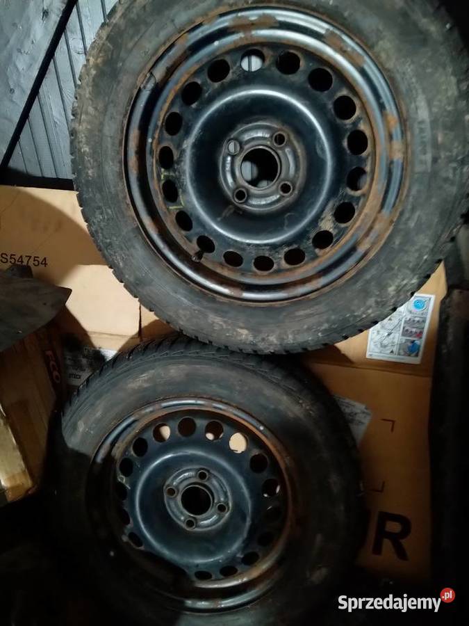 Dwa koła Opel 4x100 zimowe 185 65 15 Ełk