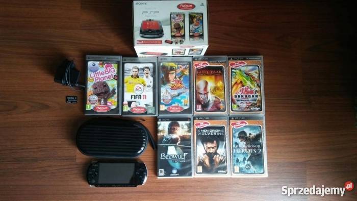 Psp 3004 slim lite Sony PSP Konsole i automaty Nowe Bojszowy