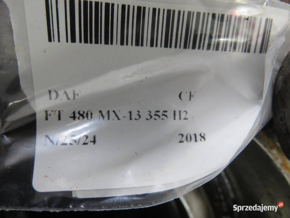 PIASTA TYLNA LEWA DAF CF FT 480 MX13 355 H2 Piasty i łożyska kół