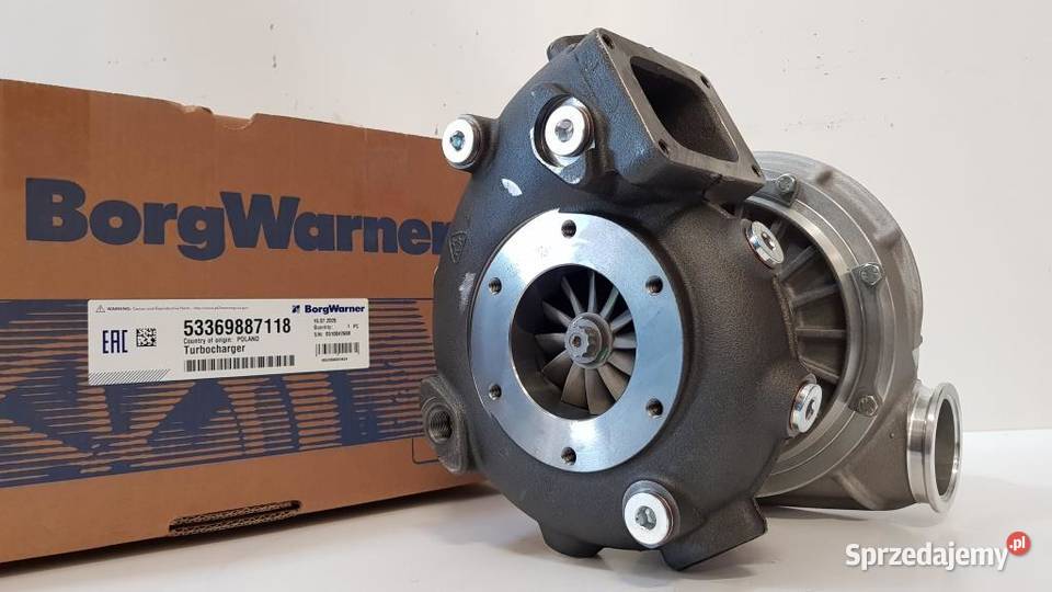 Nowa turbosprężarka BorgWarner KKK 53369887118 Pozostałe mazowieckie Siedlce