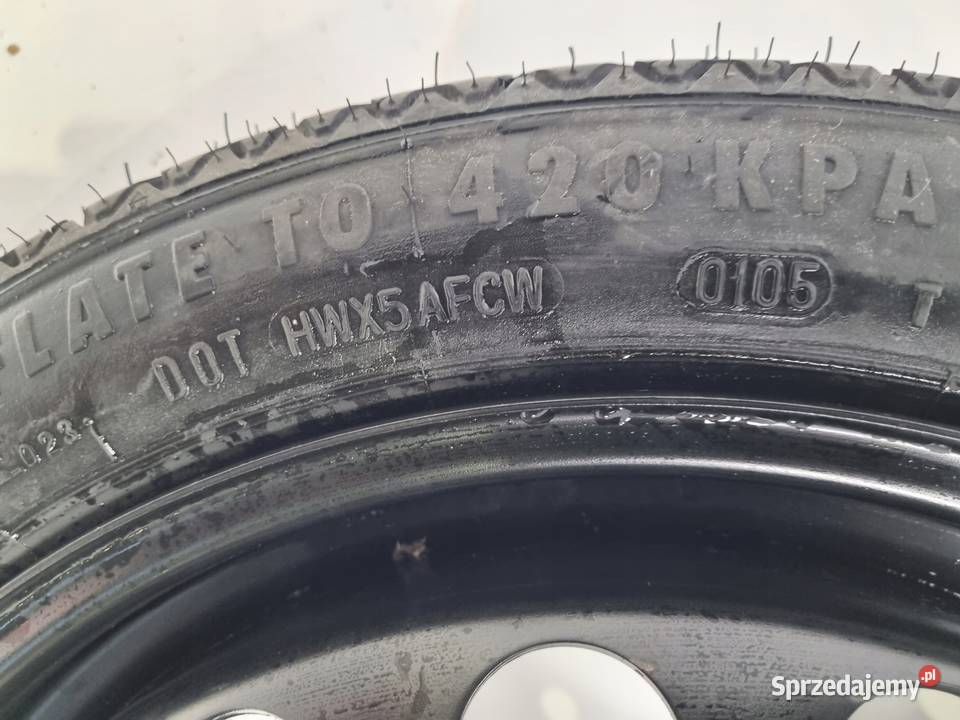KOŁO DOJAZDOWE Opel Vectra C Astra H dojazdówka