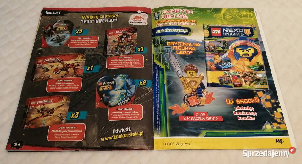 Lego Ninjago 82018 40 Książeczki dzieci czaso Rok wydania 2018 Czeladź