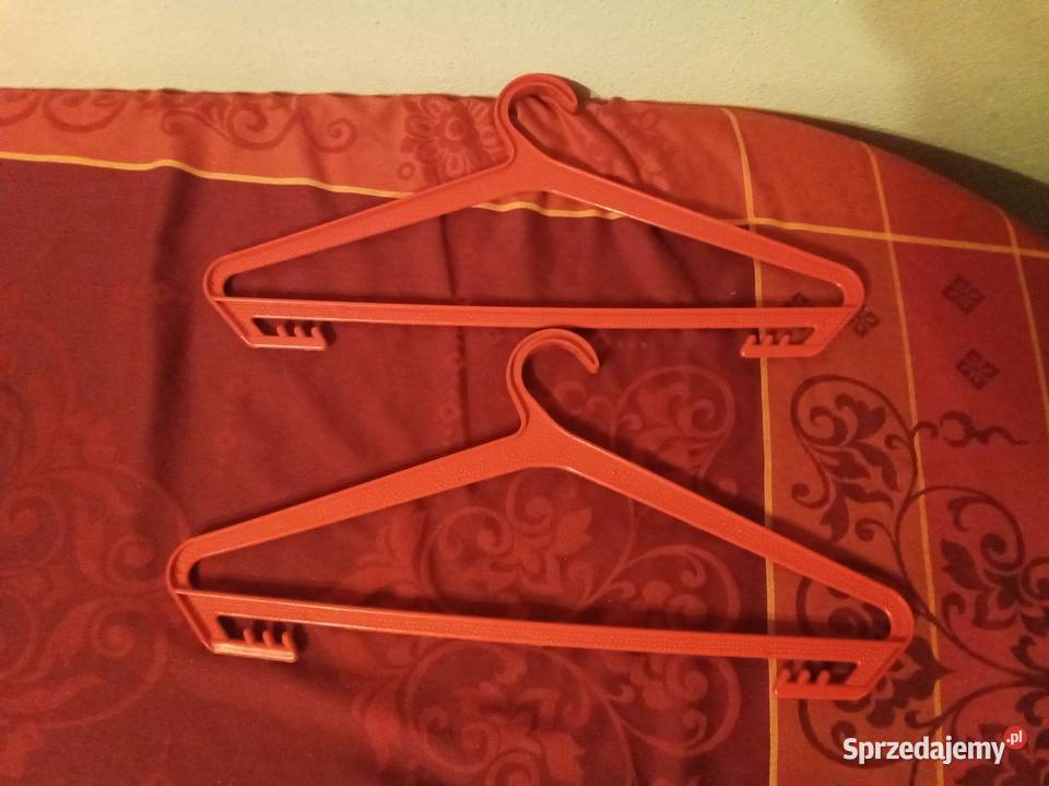 Plastikowy wieszak czerwony Vintage lata 80te