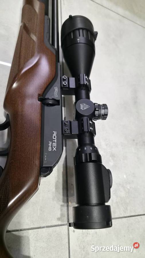 Wiatrówka Walther Rotex RM8 55 MM tłumik luneta Bielawy sprzedam