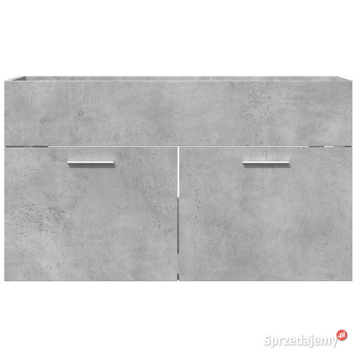 Szafka pod umywalkę szarość betonu 90x385x46