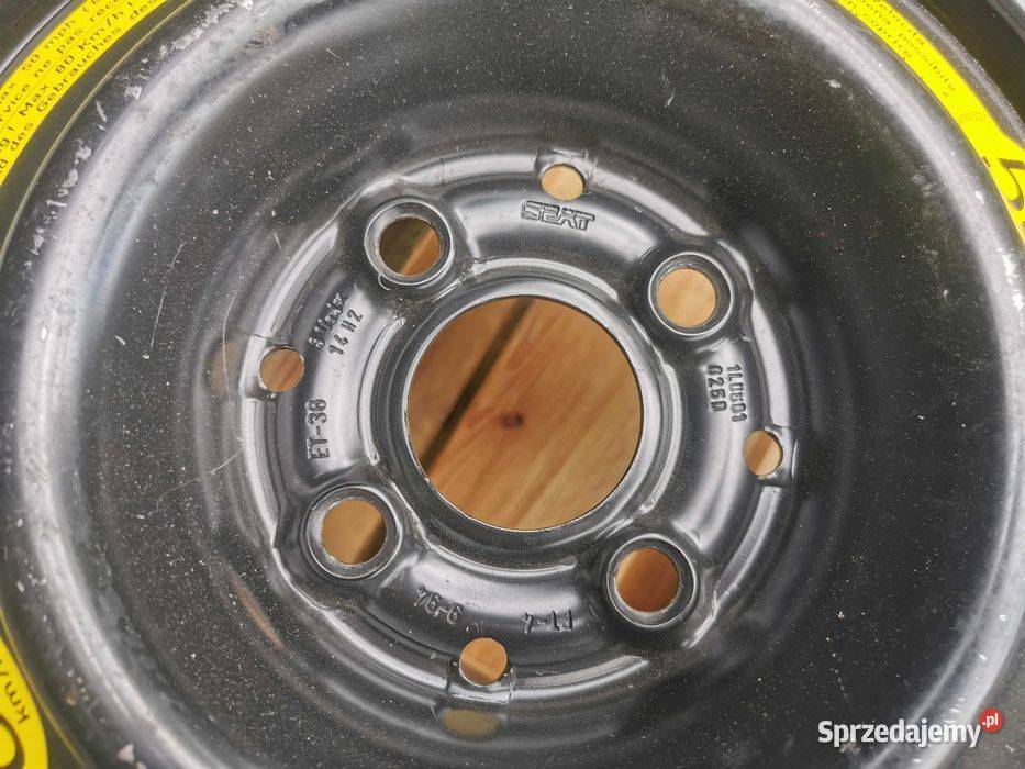 Koło dojazdowe 14 4x100 VW Lupo Polo Seat Ibiza