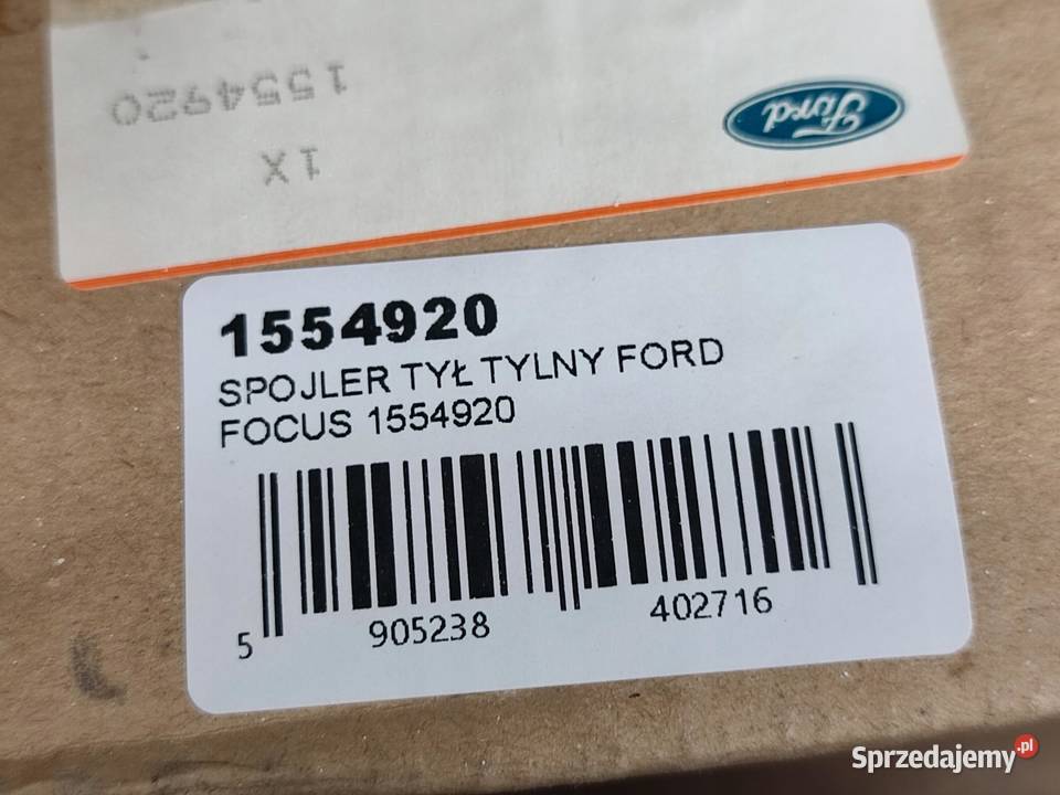 SPOJLER BAGAŻNIKA FORD FOCUS II 2004 PRZED LIFT