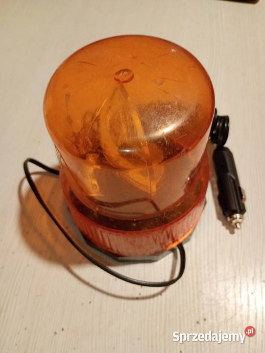 lampa ostrzegawcza kogut pomarańczowa 12V 10W osobowe Lampy ostrzegawcze, koguty
