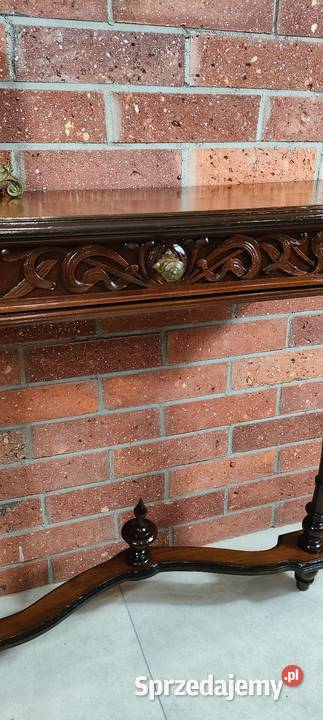 Ekskluzywna konsola przyścienna secesyjna lubuskie Łagów