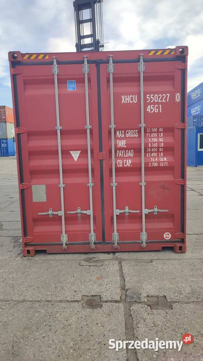 Kontener morski 40 HC High Cube 12 metrowy Pewny