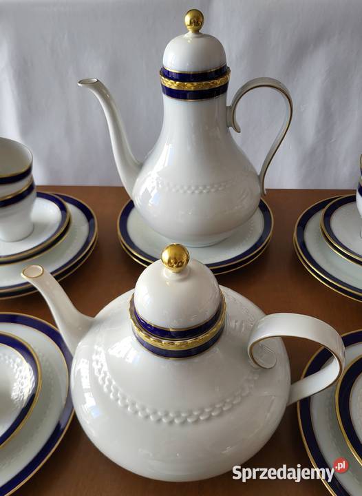 Tirschenreuth Bawaria kobaltowy serwis 10 osób zachodniopomorskie Szczecin