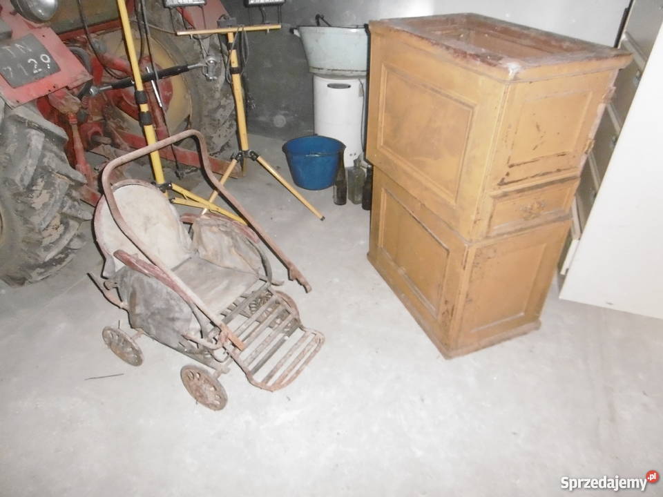 podpory balkonowe zabytkowe wózek dziecka komoda