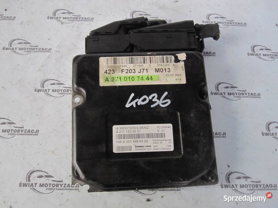 MERCEDES 18 komputer sterownik silnika