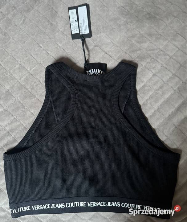Czarny Top Versace Jeans Couture Rozmiar 48 Lublin
