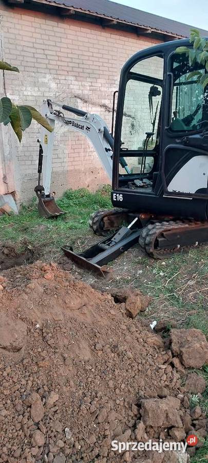 Minikoparka bobcat e16 mazowieckie Pułtusk