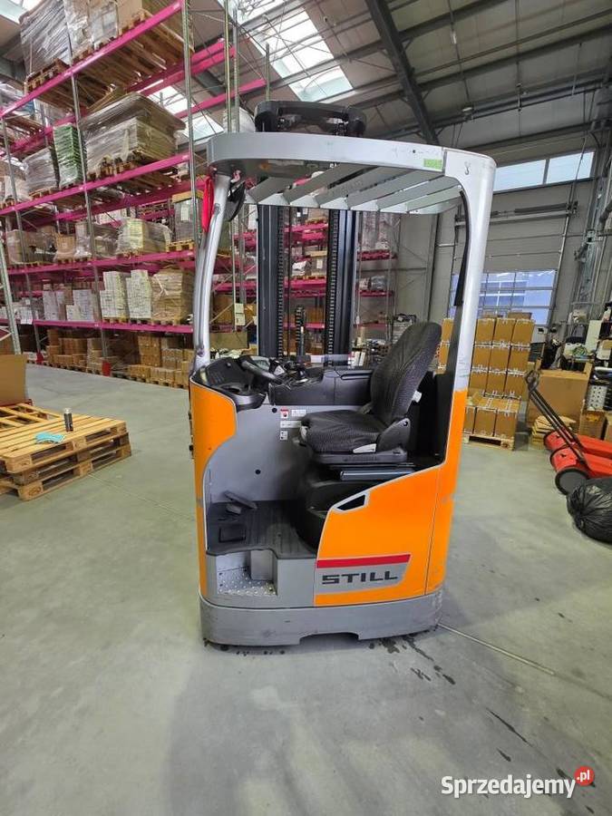 Elektryczny wózek widłowy wysokiego składowania mazowieckie Rybno sprzedam