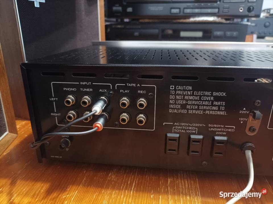 Wzmacniacz Kenwood KA1500 srebrny szczotkowane Lubartów