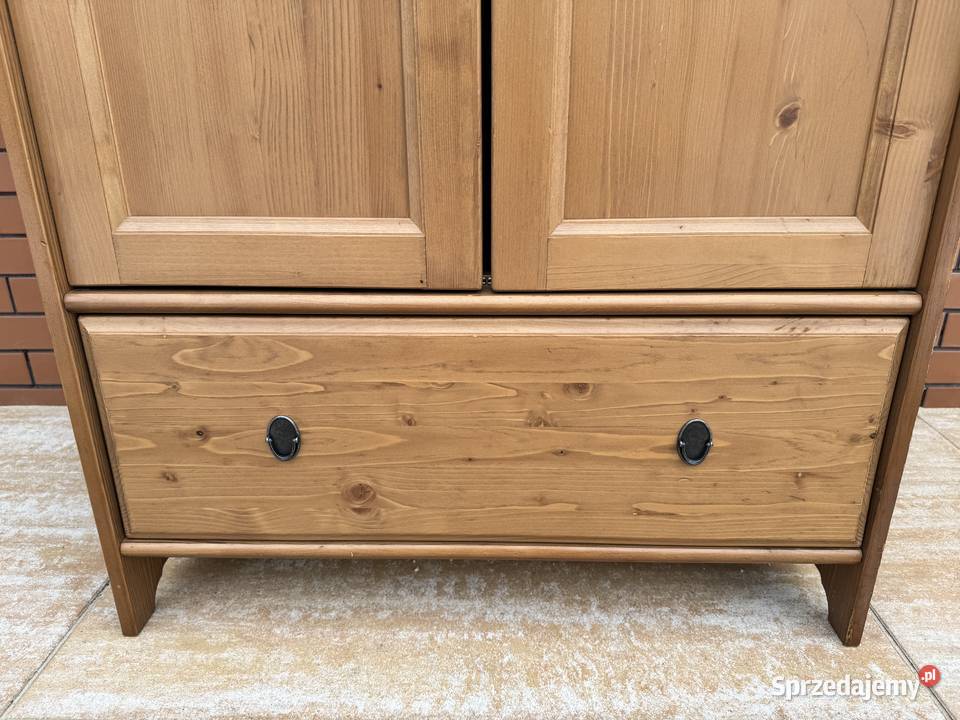 Szafa 2 drzwiowa drewniana Ikea Leksvik sprzedam