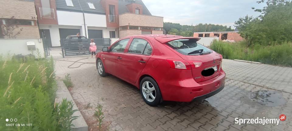 Czerwony Mitsubishi Lancer 2 właściciel salon dolnośląskie Wrocław